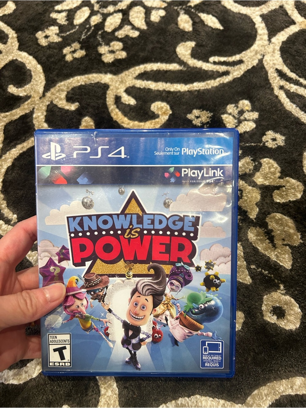 Sony Knowledge is Power PS4 Game - Blue Case